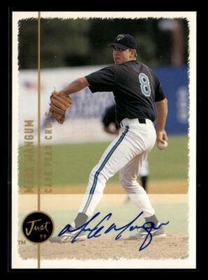 1999 Just #NNO Mark Mangum Autographs