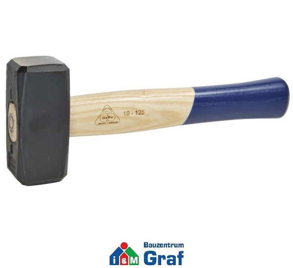 Hawe 19-100 FäUstel Fausthammer Din 6475, Eschenstiel Geschweift, 1000G /#857205-image