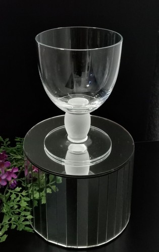 Set/4 Vintage DENBY ENGLAND Energy Zest Hand-Blown Crystal Water Goblets~ 5-1/4" - Picture 2 of 3