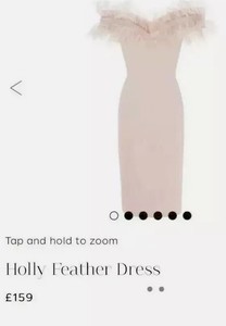 coast holly feather cocktail dress