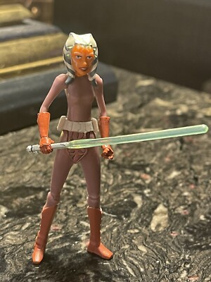 2009 STAR WARS THE CLONE WARS AHSOKA TANO 3 3/4'' FIGURE VERY RARE CW23