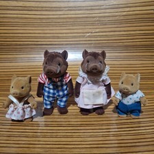 SYLVANIAN FOREST FAMILIES BÄRENWALD BARENWALD JABALÍES FAMILY VINTAGE