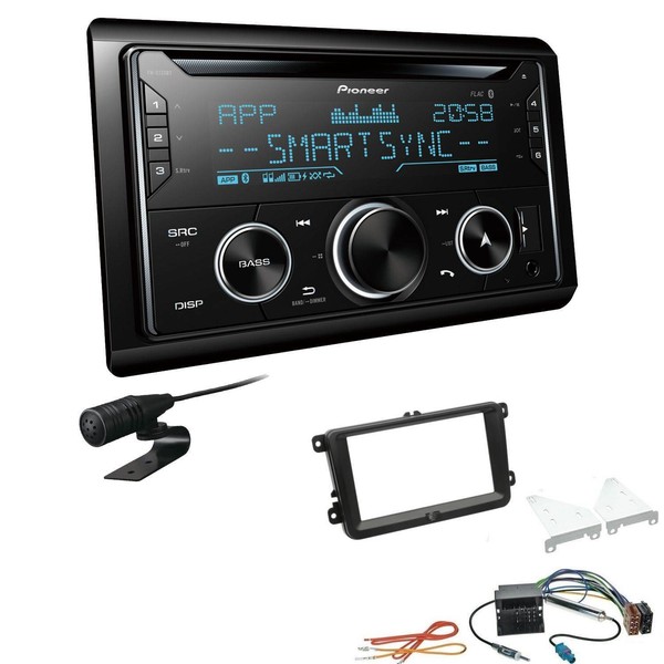 Pioneer Autoradio CD Bluetooth USB Einbauset FüR Skoda Praktik Ohne Canbus-image