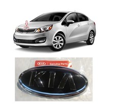 Front Bumper Emblem Kia Logo Mark 12-13-14-15 Rio Sedan 4 Doors Badge Ornament