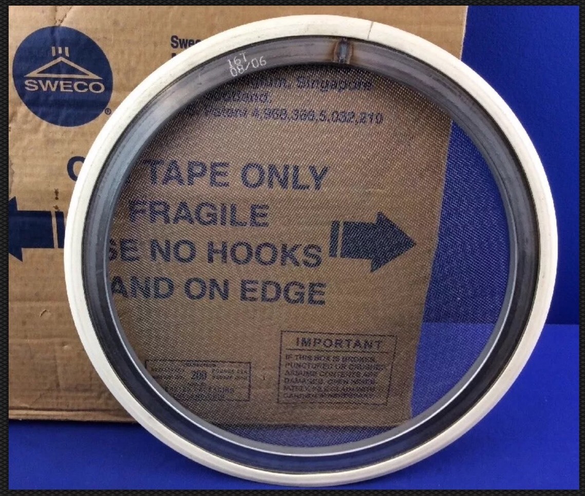 18" SWECO 18B8A016T SIFTER SCREEN 1358 MICRON With GASKET (NIB) eBay