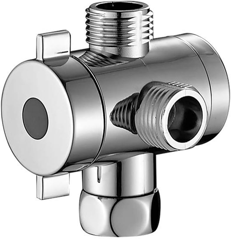 Shower Arm Diverter Valve for Handheld Showerhead and Fixed Spray Head, G 1/2 3-