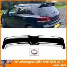 Gloss Black Rear Roof Spoiler Wing For VW Golf 6 MK6 2008-2013 OETTINGER Style