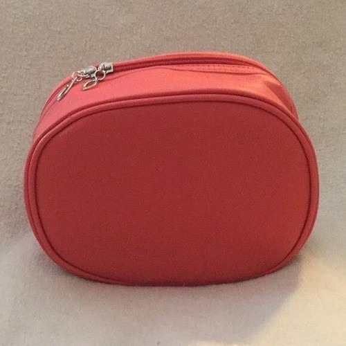 Makeup Case Zip around top with brush holder 9 x 7 mirror new toiletry travel - Picture 2 of 4