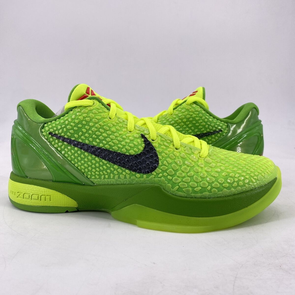 Size 8 - Nike Zoom Kobe 6 Protro Low Grinch for sale online Size 8 - Nike Zoom Kobe 6 Protro Low Grinch for sale online