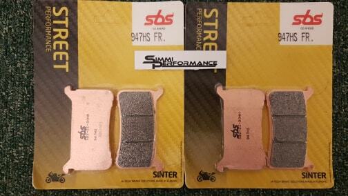 SBS HS Sinter Front Brake Pads Honda VFR800 X Crossrunner 2017 2018