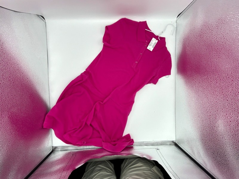 The Children's Place Girls' Uniform Polo Dress Pink 10/12 Large - New With Tags