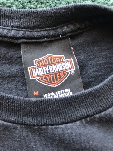 Harley Davidson Medium Skull Cowboy Austin Texas Bravado HD Black - 第 5/6 張圖片