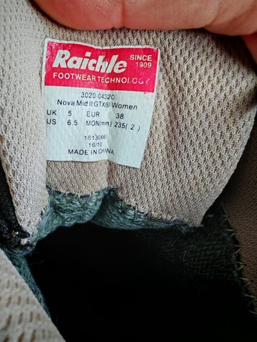 Damen Wanderschuhe Bergschuhe 38 Mammut Raichle Leder Gore-Tex - Bild 10 von 10
