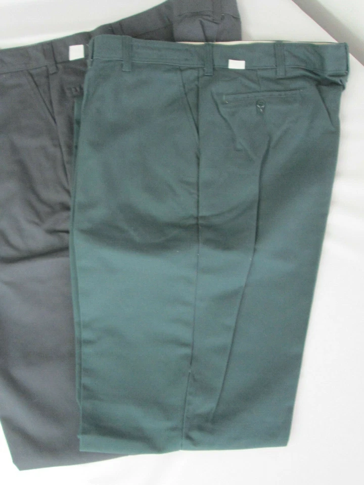 Pantalones Chino Para Hombre Alto 40 44 50 52 54 56 60 Sin Dobladillo Caqui Gris Verde Blanco NUEVO Foto 4 de 4