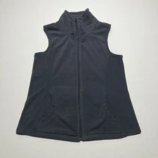 Old Navy Dark Gray Sleeveless Full Zip Vest Women’s Size M