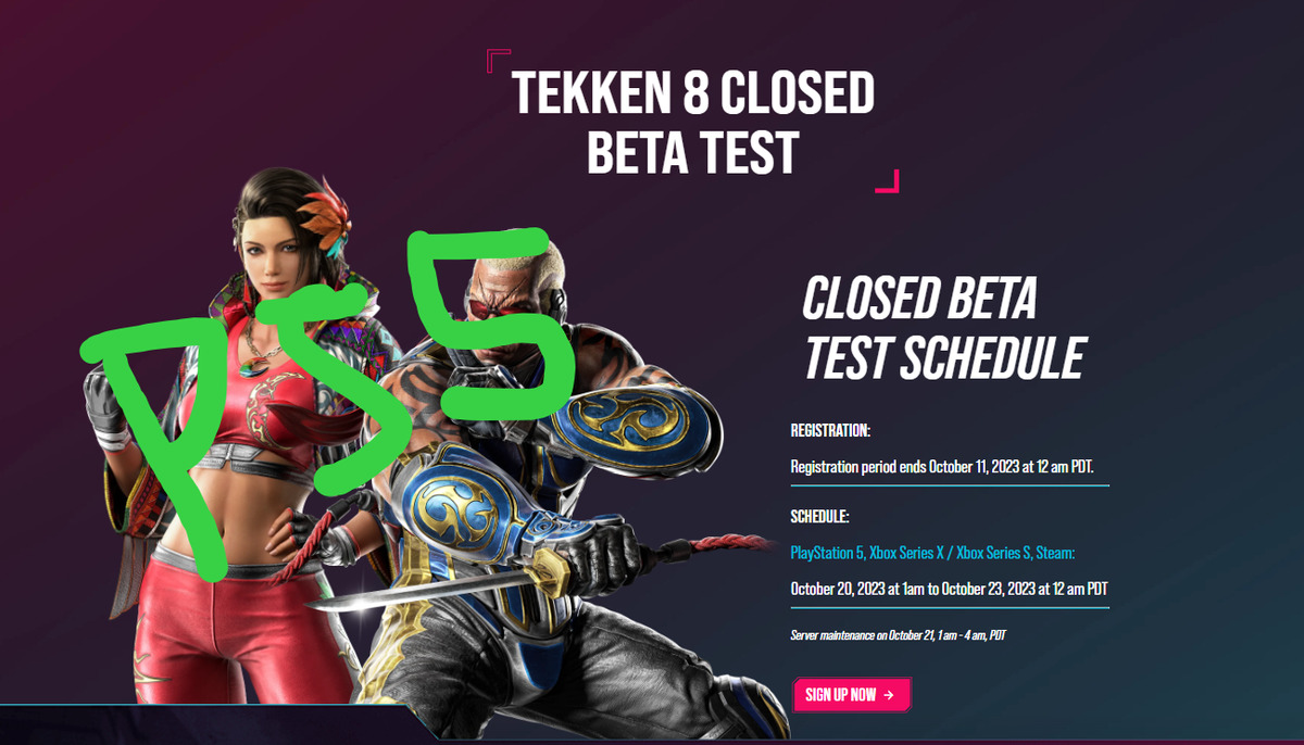 A Tekken 8 Closed Beta Test Is Happening This October, Past