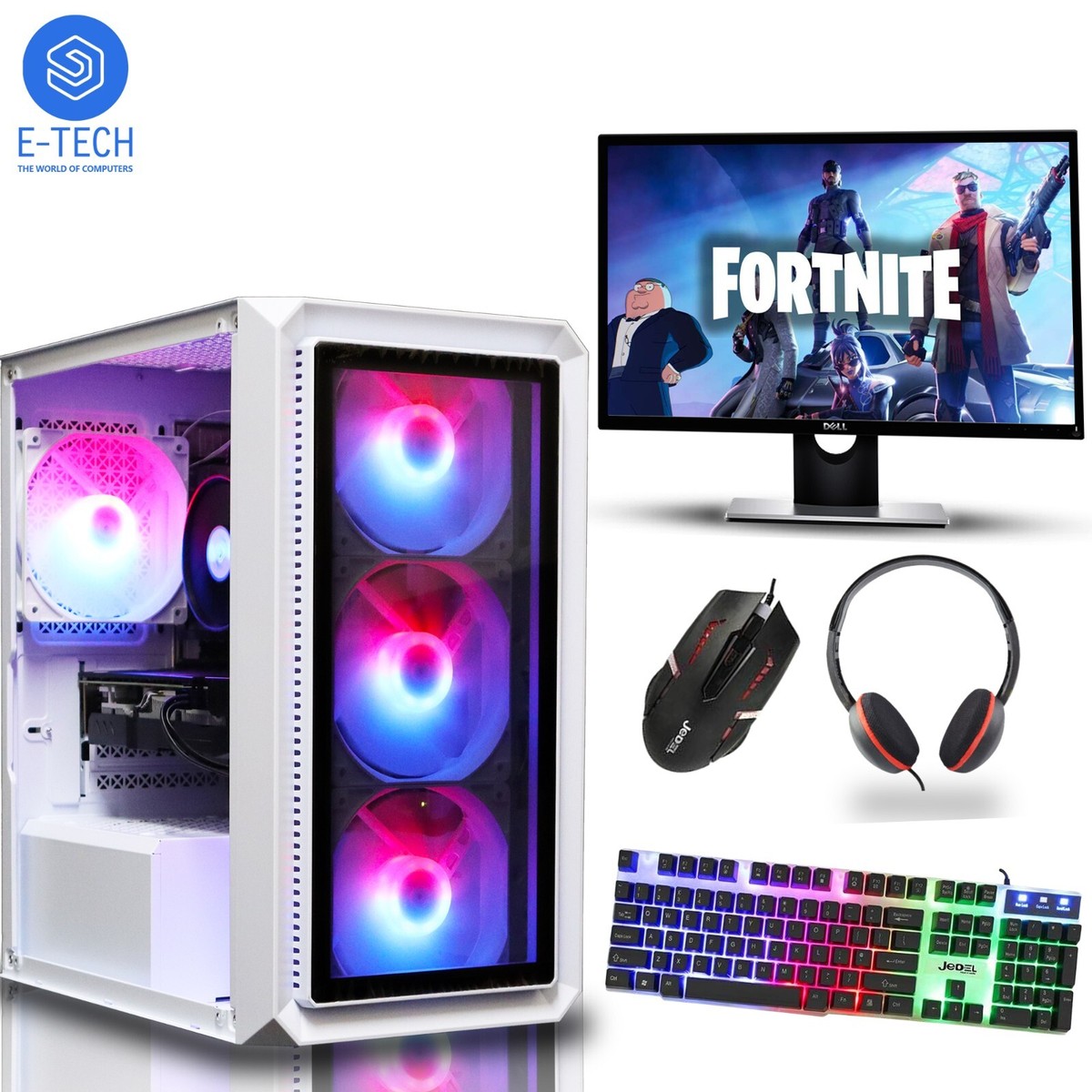 FAST Gaming PC Bundle Quad Core i7 16GB RAM SSD +1TB GT 730