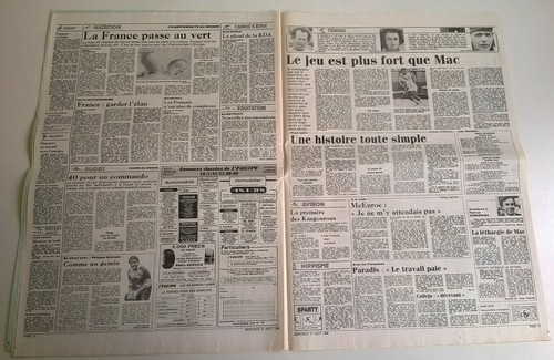 L'EQUIPE N°12.535 du 27/08/1986 - Nantes s'éclate le Racing se noie/Lemond pêche - Picture 4 of 5