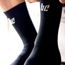 Bont Cycling Black White Cycling Pro Socks S/M U.S. 4-8 NEW
