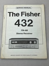 Fisher Model 432 Original Service Manual Free Shipping