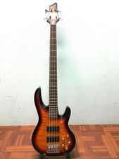 Electric Bass Guitar 4 Stings One Piece Body