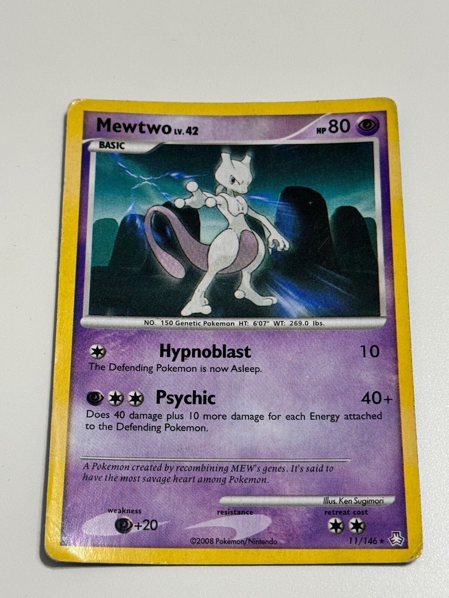 Mewtwo ☆ 80 HP ポケモンカード Mewtwo LV54 HP80 No.150 Holo Japanese Pokemon card GymChallenge