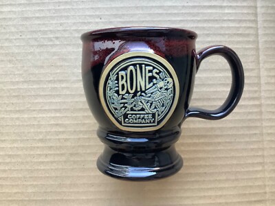 bones coffee company hammer style mug deneen pottery like death wish coffee HTF