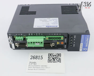 26815 SANYO DENKI SANMOTION R - AC SERVO AMPL, O/P: 3PH, 0-326V