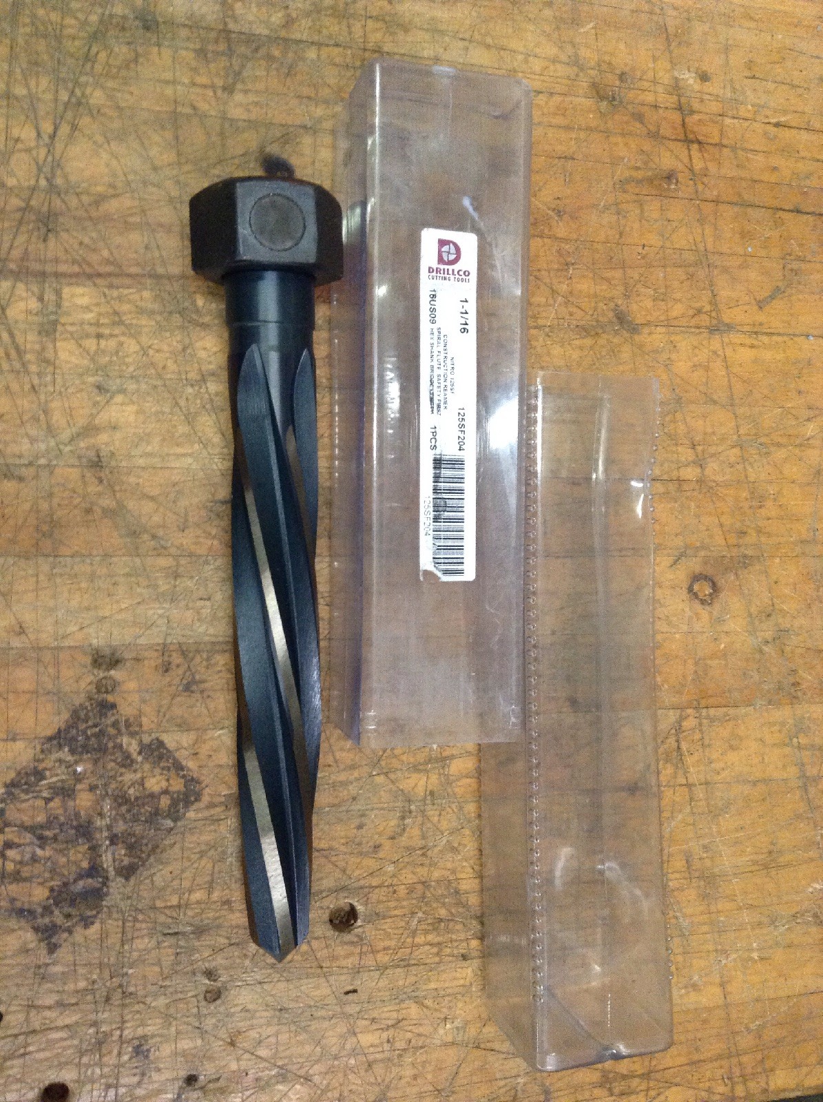 Drillco 125SF148 3/4 Spiral Flute Nut Shank NITRO Construction Reamer