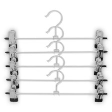 5x Metal Clip Hangers Trouser Skirt Coat Pants Coat hanger AU