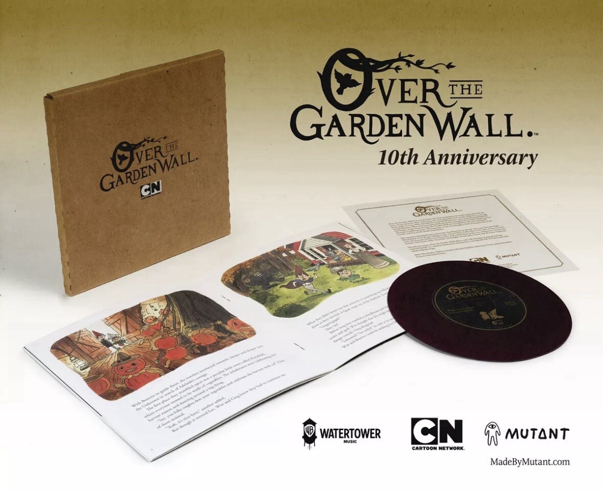 洋楽 Over The Garden Wall Book LP Over The Garden Wall Read and Listen Book With 7” Vinyl New