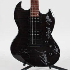 Anthrax Band Signed Guitar (5) Scott Ian, Joey Belladonna, etc. ESP LTD Viper...