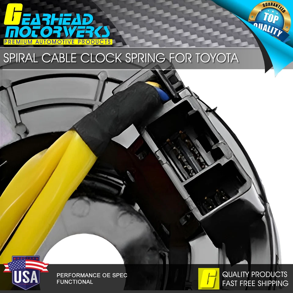 For 2007-2018 Toyota Tundra Clock Spring With and Without Functions on Wheel - Image 3 of 4