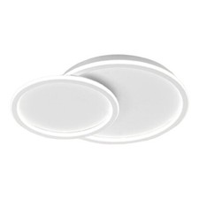 Plafoniera a led due cerchi a tripla colorazione di luce 45 watt lampada