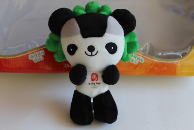 Vert Nini Pékin Chine 2008 Jeux Olympiques Mascotte Fuwa Peluche Poupée
