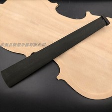 4/4 violin fingerboard With Nut natural Ebony wood String Parts Violin Parts