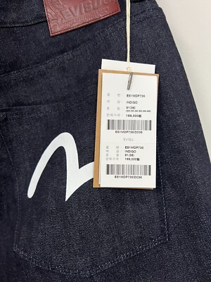 EVISU Indigo Jean Narrow Comfort Denim ES1MDP735 Limited Quantity