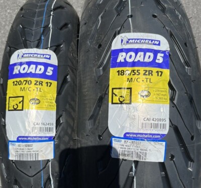 MICHELIN ROAD5 120/70 ZR 17、180/55 ZR 17 120/70 ZR17 (58W) & 180/55 ZR17 (73W) Michelin Pilot Road 5