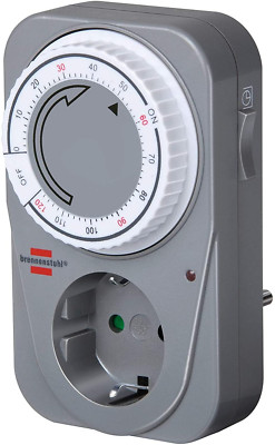 Brennenstuhl MC120 Steckdosentimer Countdown mechanisch Minuten  - Zeitschaltuhr