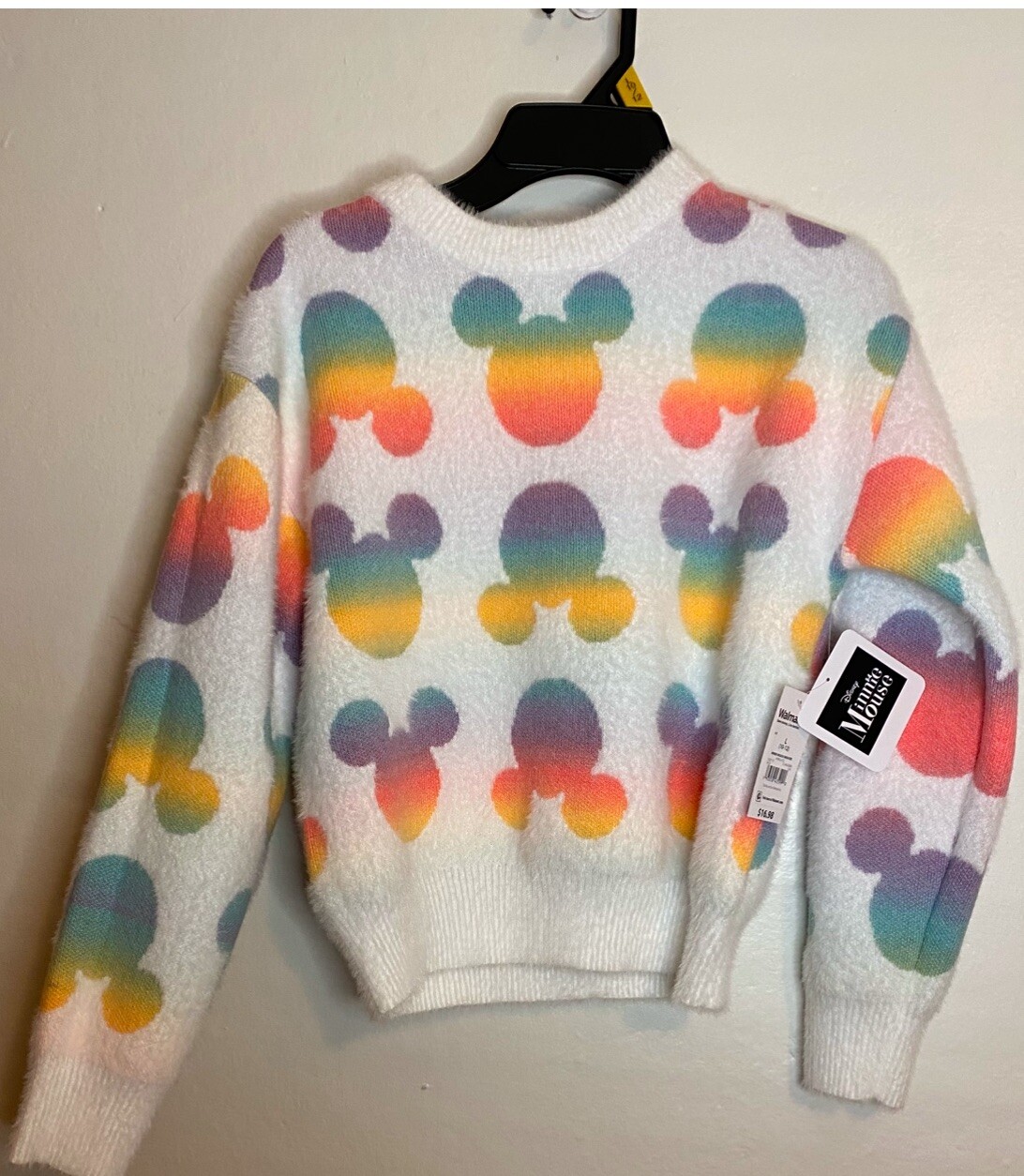 Disney’s Minnie Mouse Super Soft Sweater. Girls Size L (10/12). NWT