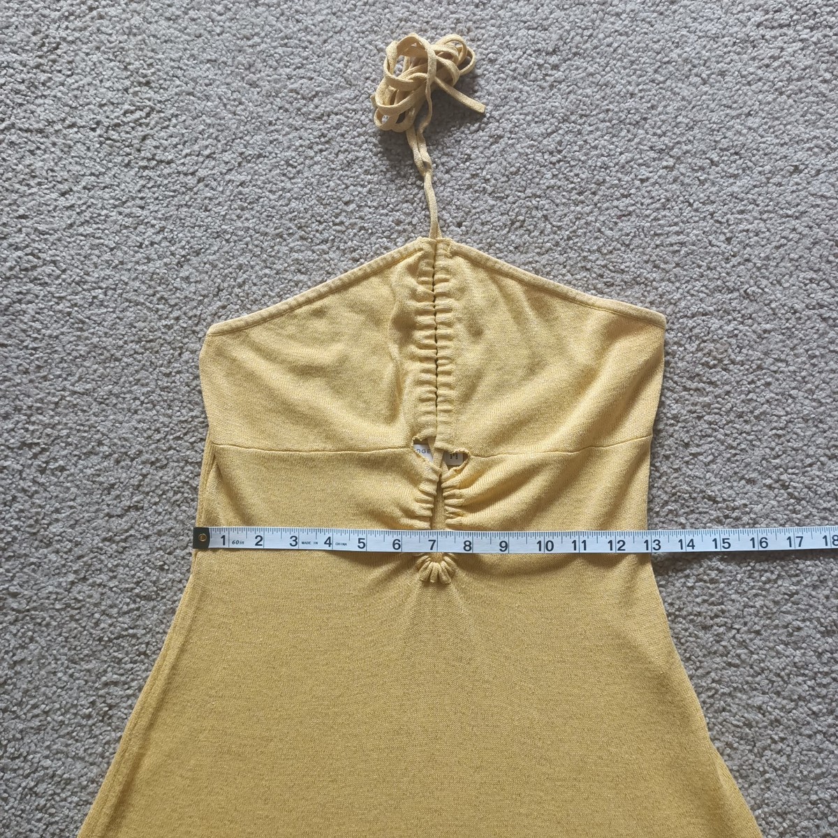 yves saint laurent knitted wedding dress Vintage Yves Saint Laurent S/S 1997 Iconic Mondrian Knit Sheath Dress –  Recess main image 0
