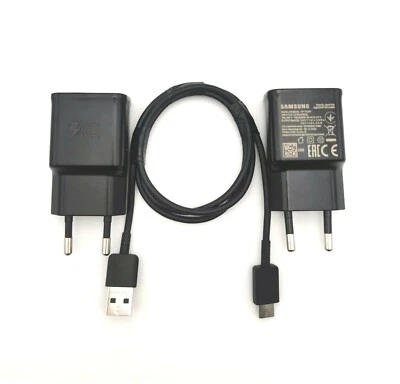Original Samsung Galaxy Schnellladekabel C Mit Ladegerät für S8 S9 S10 S20 S21 S - Bild 1 von 4