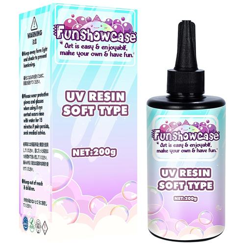 UV Resin Soft Crystal Clear Glue Ultraviolet Solar Sunlight Cure for