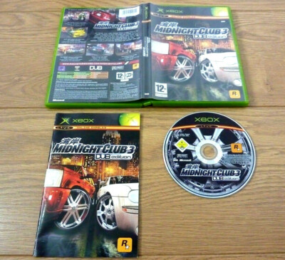 Mid Night Club 3 Dub Edition für Xbox Original UK PAL Region 2