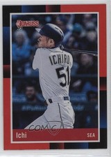 2022 Panini Donruss Retro 1988 Variation Holo Red Ichiro Suzuki (Ichi) HOF 04br