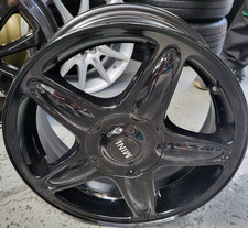 SET 4 CERCHI IN LEGA 16" ORIGINALI MINI COOPER PERSONALIZZATI NERO LUCIDO