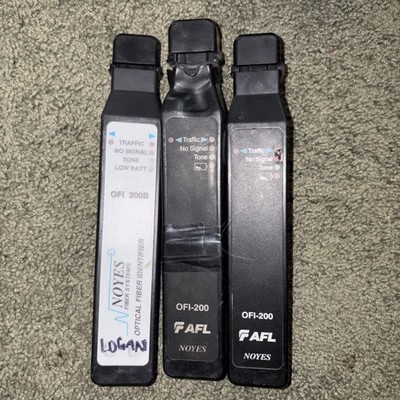 3x AFL Noyes OFI 200D Optical Fiber Identifier OFI-200B 250 900 FOR PARTS/REPAIR