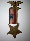 GAR Grand Army of The Republic 1861 - 1866 US Civil War Veterans Medal / Badge