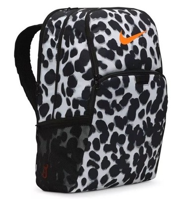 Nike Brasilia Backpack Dalmatian Aurora Black White Polka Dot