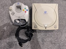 SEGA Dreamcast White Video Game Console HKT-3030 with Controller